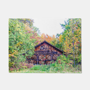 Old Barn in the Fall Doormat