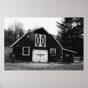 Old Barn in Western North Carolina Poster