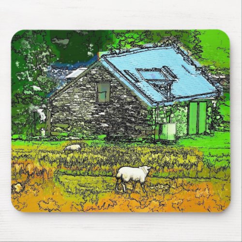 OLD BARN MOUSE PAD