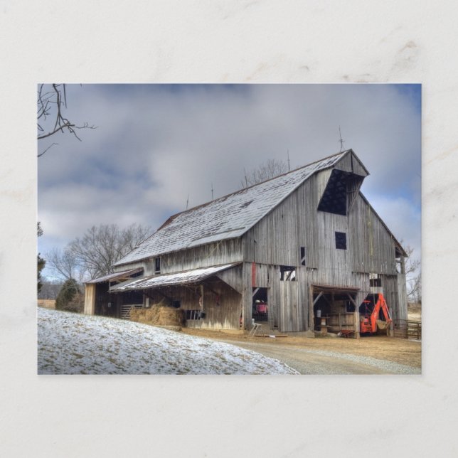 Old Barn Postcard (Front)