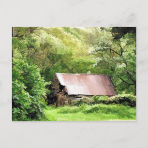 OLD BARN POSTCARD