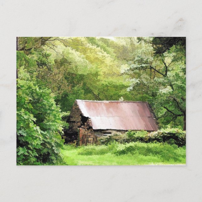 OLD BARN POSTCARD (Front)