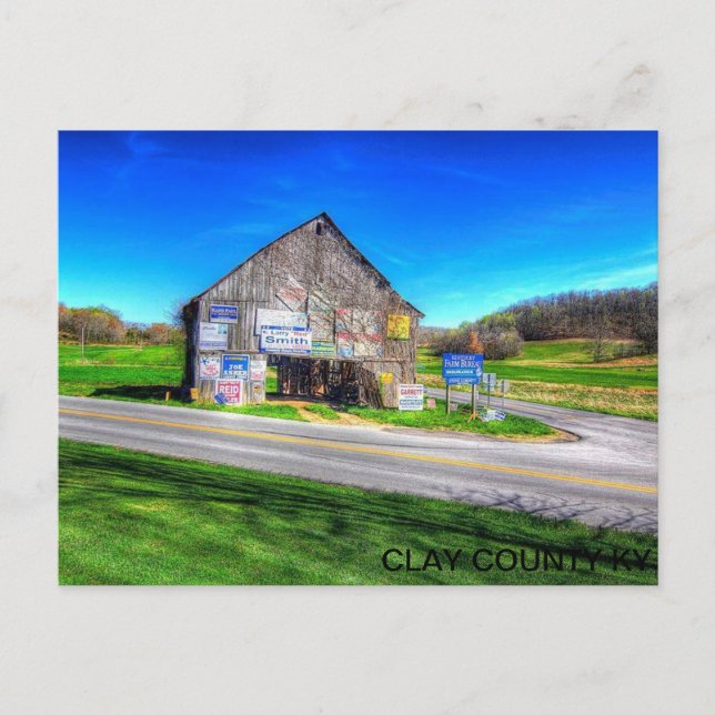 OLD BARN POSTCARD (Front)