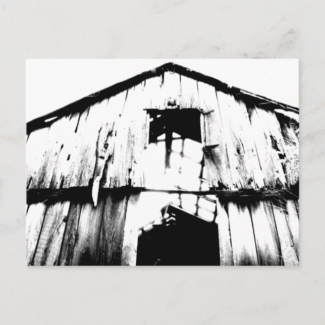 Old barn postcard (Front)