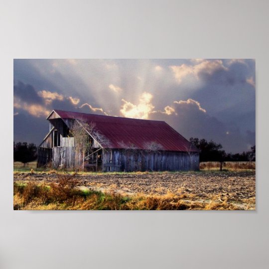 Old Barn Poster