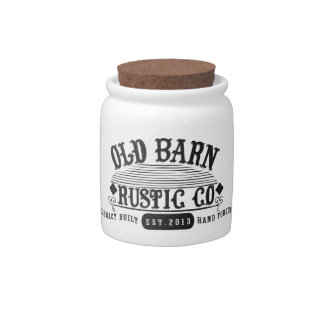 Old Barn Rustic Co. Rustic Candy Jar