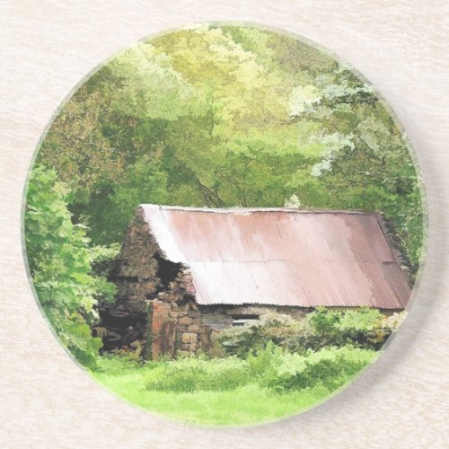 OLD BARN SANDSTONE COASTER