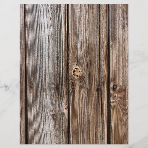 Old Barn Wood Grainy Scrapbook Paper