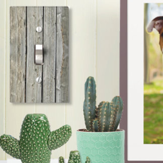 Old Barn Wood Light Switch Cover