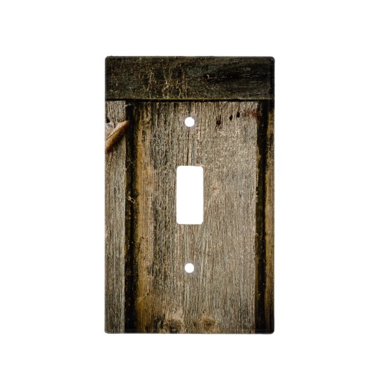 Old Barn Wood Plank Light Switch Cover | Zazzle.com