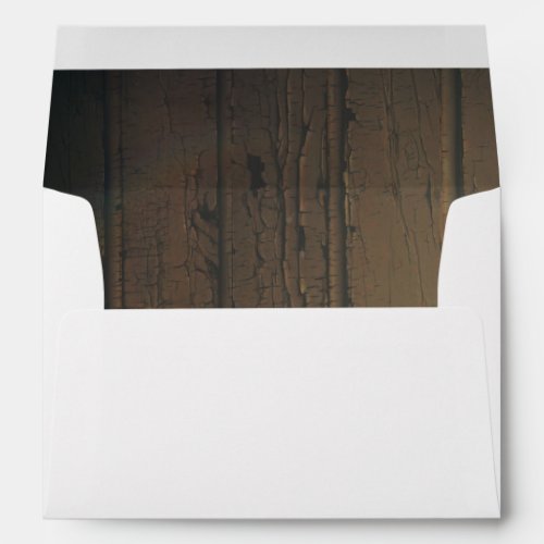 Old Barn Wood Rustic Country Wedding Envelope - Rustic wood vintage wedding envelopes