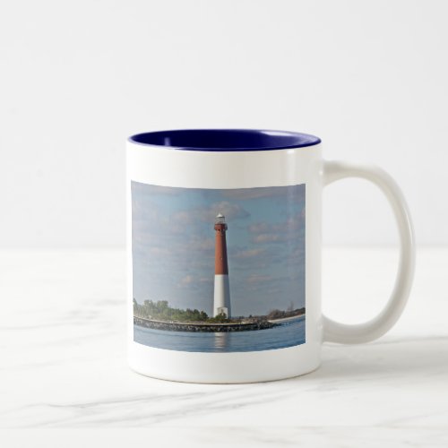 Old Barney Barnegat Lighthouse LBI NJ Two_Tone Coffee Mug