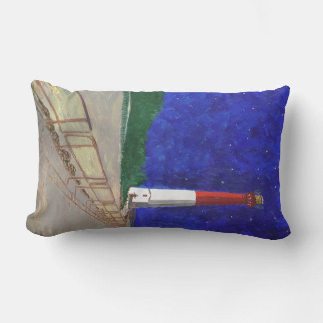 Old Barney Starry Night Lumbar Pillow (Front)