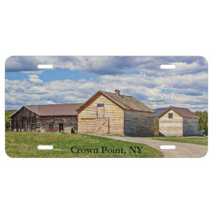 Old Barns License Plate