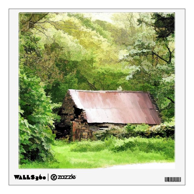 OLD BARNS WALL STICKER (Front)