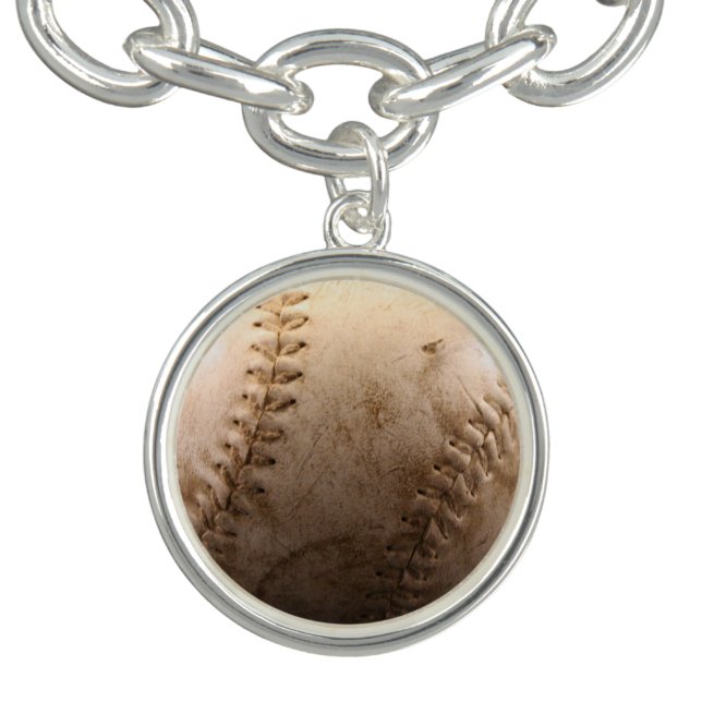 Old Baseball Charm Bracelet (Design)