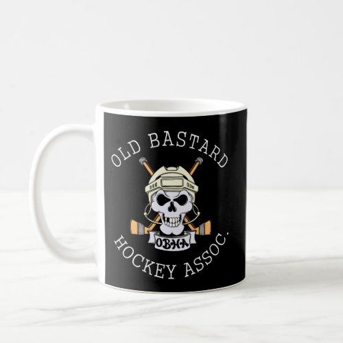Old Bastard Hockey Association Old Beer League Coffee Mug