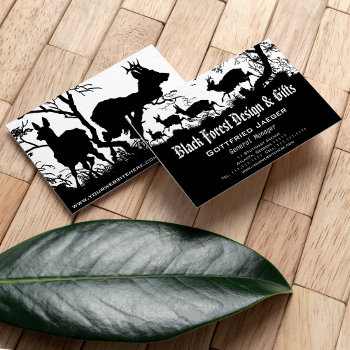 Old Bavaria German Style Deer Business Card by AntiqueImages at Zazzle