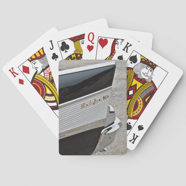 Old Bel Air Fender Retro Playing Cards (Back)