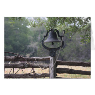 Old Bell on a Fence Cards