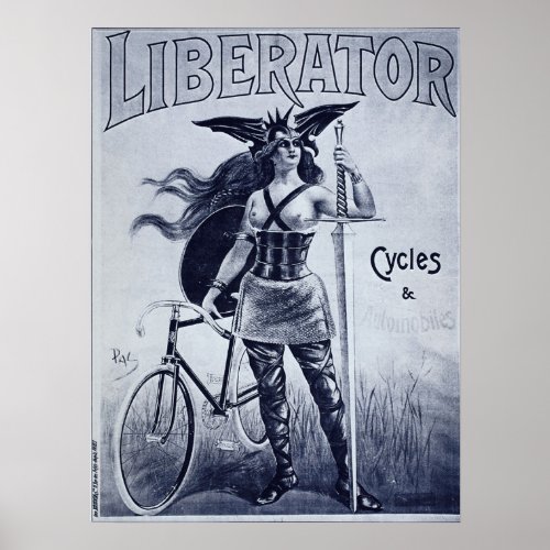 Old bicycle poster