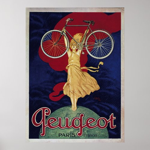 Old bicycle poster