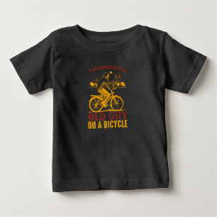 Old Biker Design   Bicycle   never underestimate  Baby T-Shirt