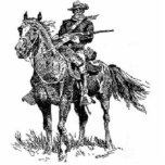old bill cutout<br><div class="desc">Old Bill, the Cavalry's Mascot</div>