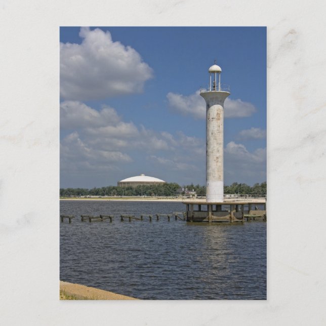 Old Biloxi Lighthouse Postcard (Front)