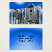 Old Bird Houses ~ ATC (Front & Back)
