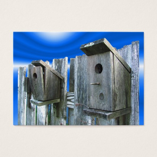 Old Bird Houses ~ ATC (Front)