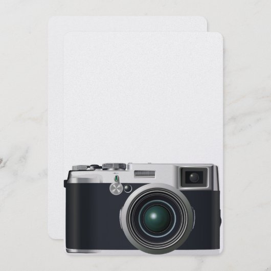 Old black camera (Front/Back)