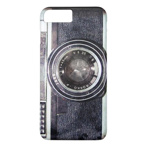 Old black camera iPhone 8 plus7 plus case