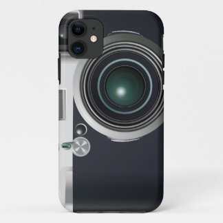 Old black camera iPhone 11 case