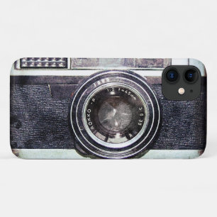 Old black camera iPhone 11 case