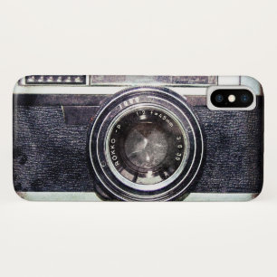 Old black camera iPhone x case