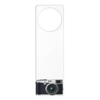 Old black camera door hanger