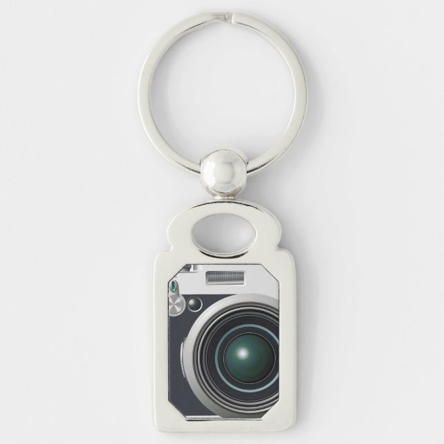 Old black camera keychain (Front)