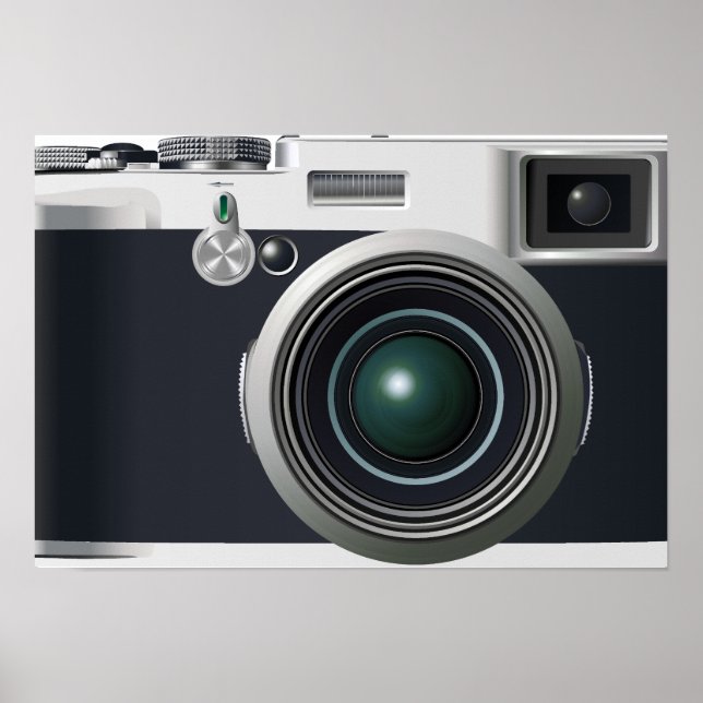 Old black camera poster (Front)