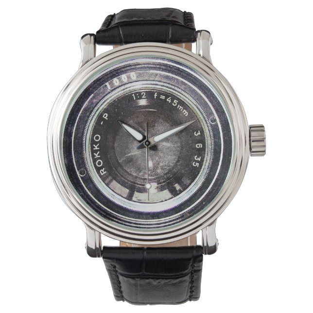 Old black camera watch (Front)