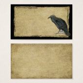 Old Black Raven- Prim Grungy Biz Card (Front & Back)