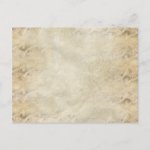 Old Blank Grungy Paper Postcard