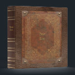 Old Book 3 Ring Binder<br><div class="desc">Please click "Personalize" to insert your text on front and spine!</div>