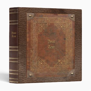 Old Book 3 Ring Binder by aura2000 at Zazzle