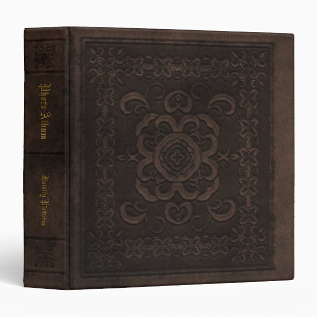 Old Book 3 Ring Binder (Front/Spine)