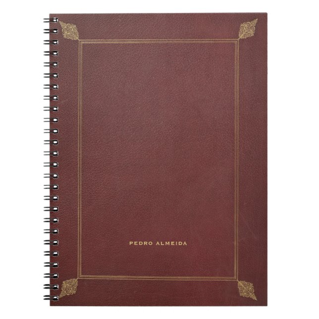 Old Book Cover Vintage Style Name Old Fashioned (Front)