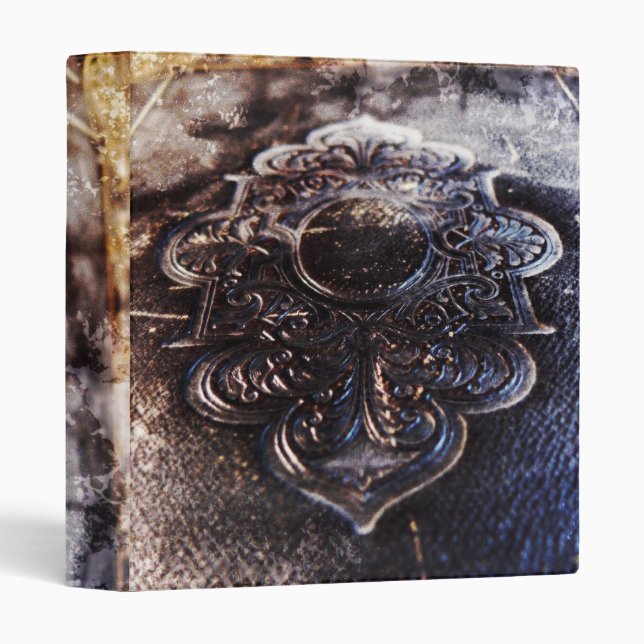 Old Book Grunge Avery Binder (Front/Spine)