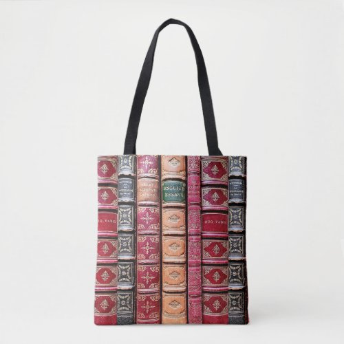 Old Book Library English Essays Tote Bag