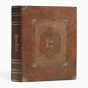 Old Book Mini Binder