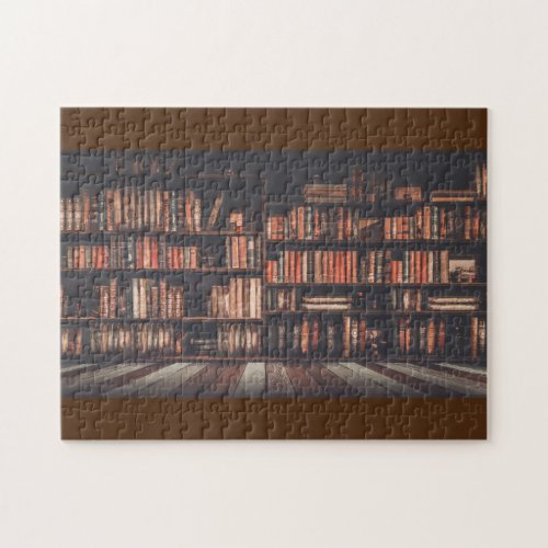 Old Book Shelf Jigsaw Puzzle